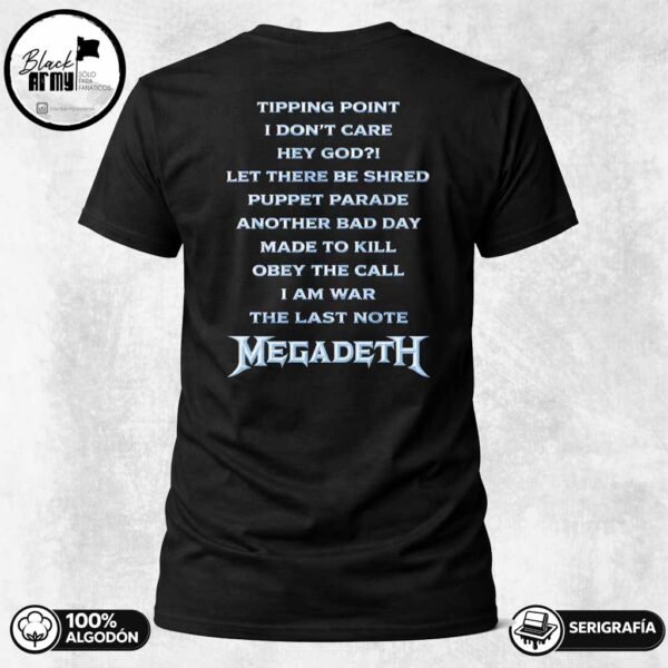 Polera Megadeth Dystopia